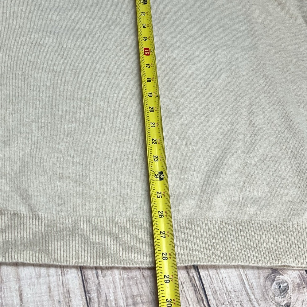 Club Room Men's Crewneck Sweater in Light Beige - Picture 6 of 6
